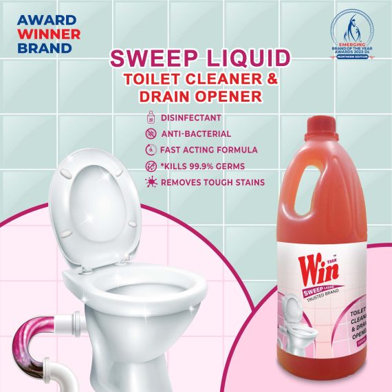 Sweep Liquid Toilet Cleaner (1300ml) - Image 3