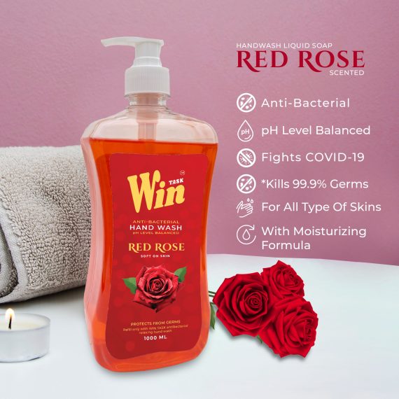 Handwash Liquid Rose (1000ml) - Image 4
