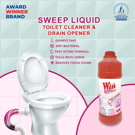 Sweep Liquid Toilet Cleaner (600ml) - Image 3